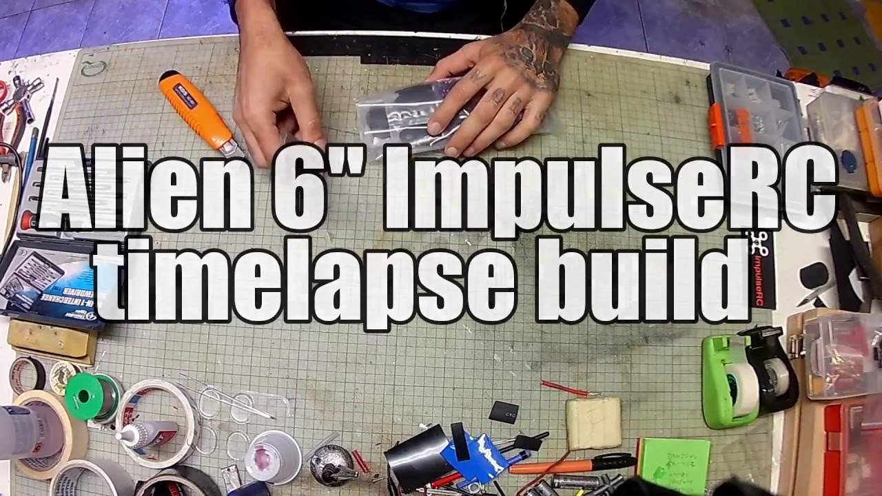 6'' Alien frame Build Time-lapse