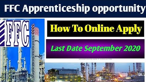 FFC Fauji Fertilizer Company Limited Apprenticeship September 2020 || FFC Apprenticeship