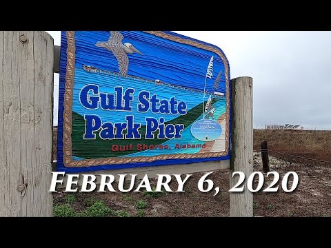 Gulf State Park Pier, Gulf Shores, Alabama February 6, 2020 