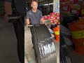 Tire Packing Process - Good tools and machinery make work easy