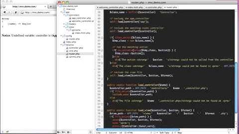 Creating an MVC from Scratch with SynapseIndia php development   Part 3