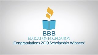 BBB Education Foundation 2019 Scholarship Winners