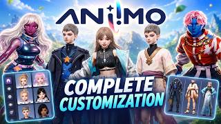 COMPLETE Character Customization! | Every Face, Hair, Body & Outfit | Aniimo Global Closed Beta