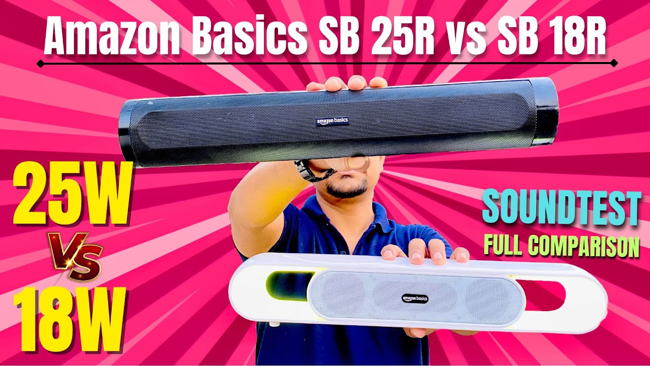 Amazon Basics SB25R vs SB18R | Which One Should You Buy? Full Comparison & Sound Test!