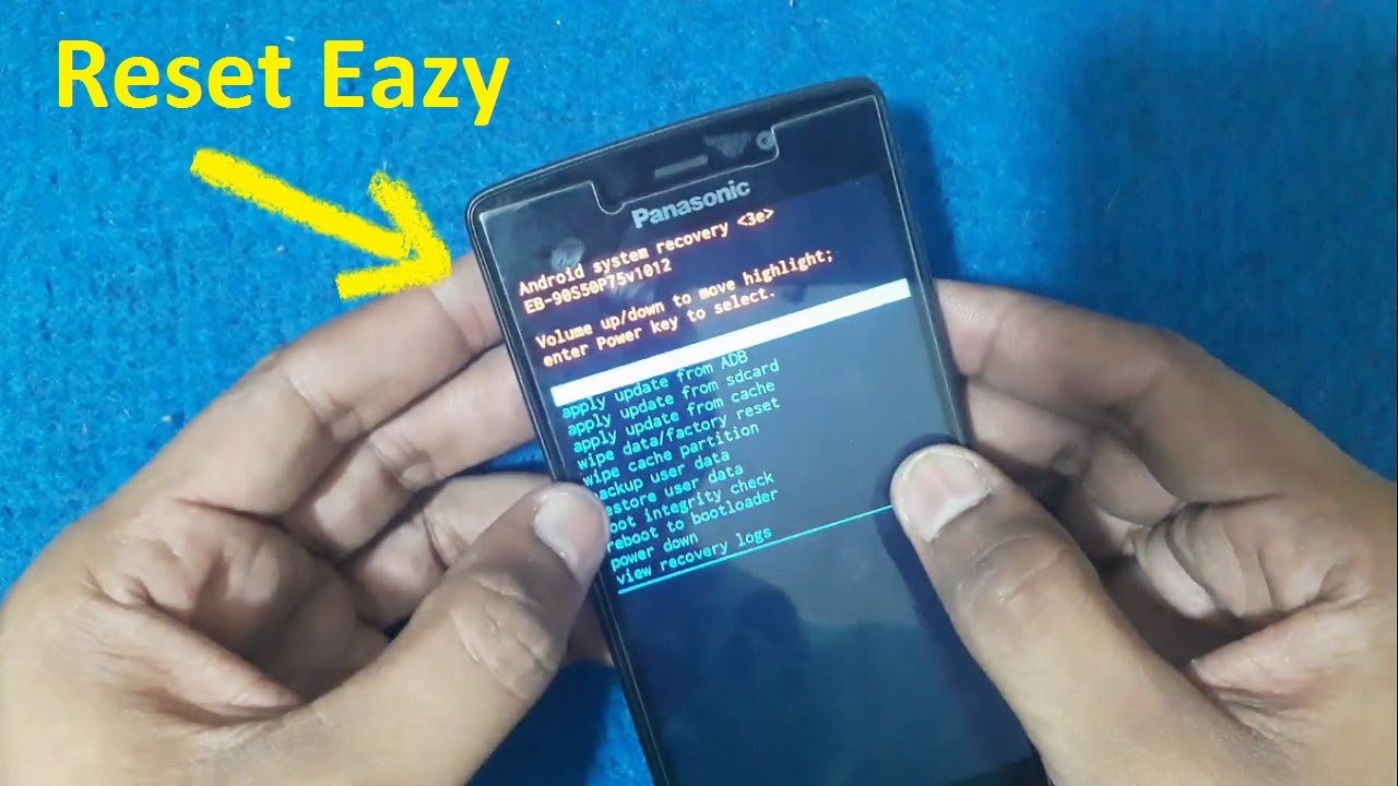 Panasonic P75 Hard Reset And Pattern Lock Reset Format Eazy 100%