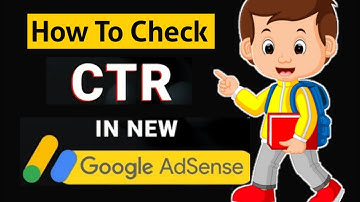 How To Check CTR | How to check CTR in Google Adsense | CTR kaise Dekhe | CTR kaise check kare