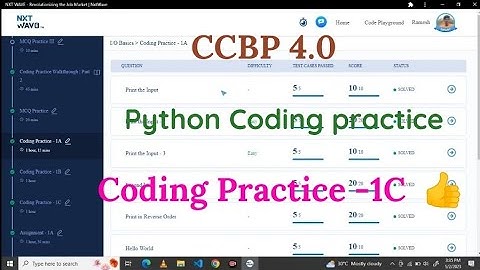 Python coding Practice-1C |  NXT Wave | #nxtwave #ccbpacademy #coding #ccbpintensive #python #ccbp