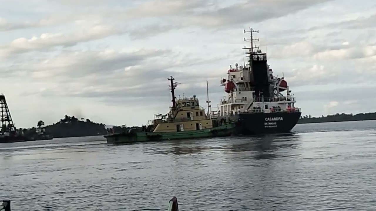 ARRIVAL OF MV CASANDRA AT BANBAN PORT TAGANAAN 