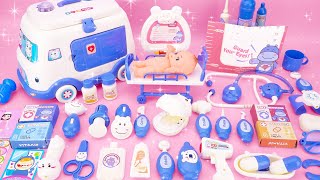 62 Minutes Satisfying with Unboxing Cute Pink Ambulance Car Doctor Play Set ASMR