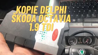TEST: Čínská kopie autodiagnostiky Delphi DS150e | Škoda Octavia 2 1.9 TDI 77 kW BXE