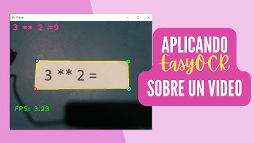 Usando EASYOCR en video | Python - OpenCV