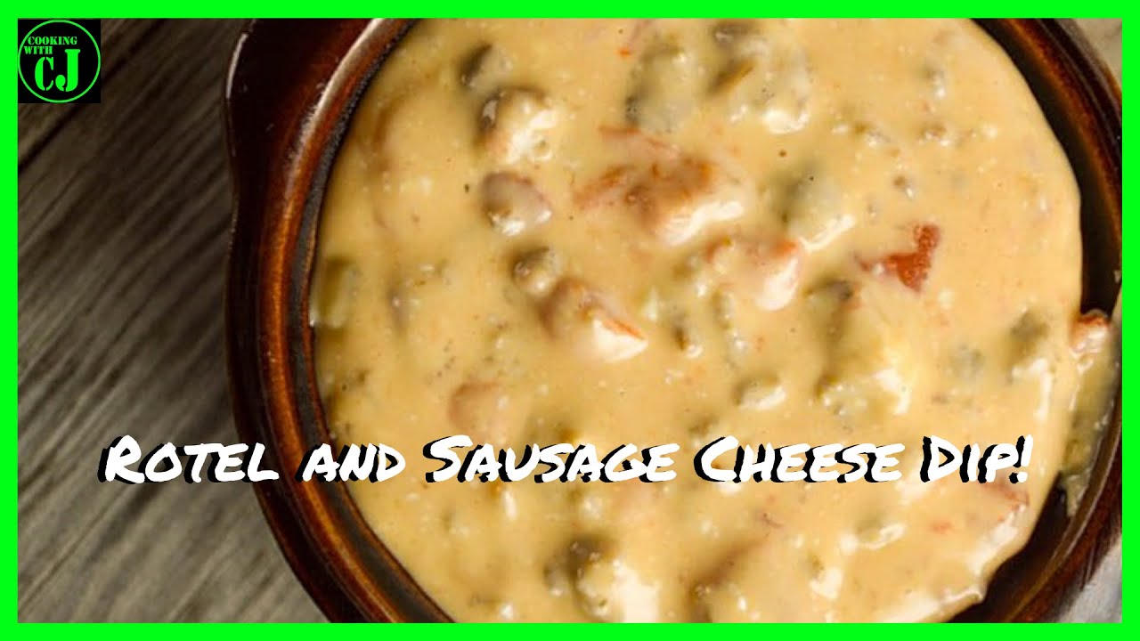 Rotel and Sausage Cheese Dip | How to make Rotel, Velveeta and Sausage Cheese Dip