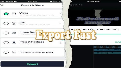 How to export fast on alightmotion(easiest way)