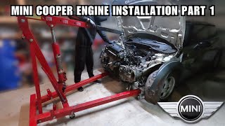 How to Install an Engine in a 2009 Mini Cooper Part 1