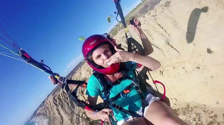 maria ackerman Paragliding at Torrey Pines Gliderp...