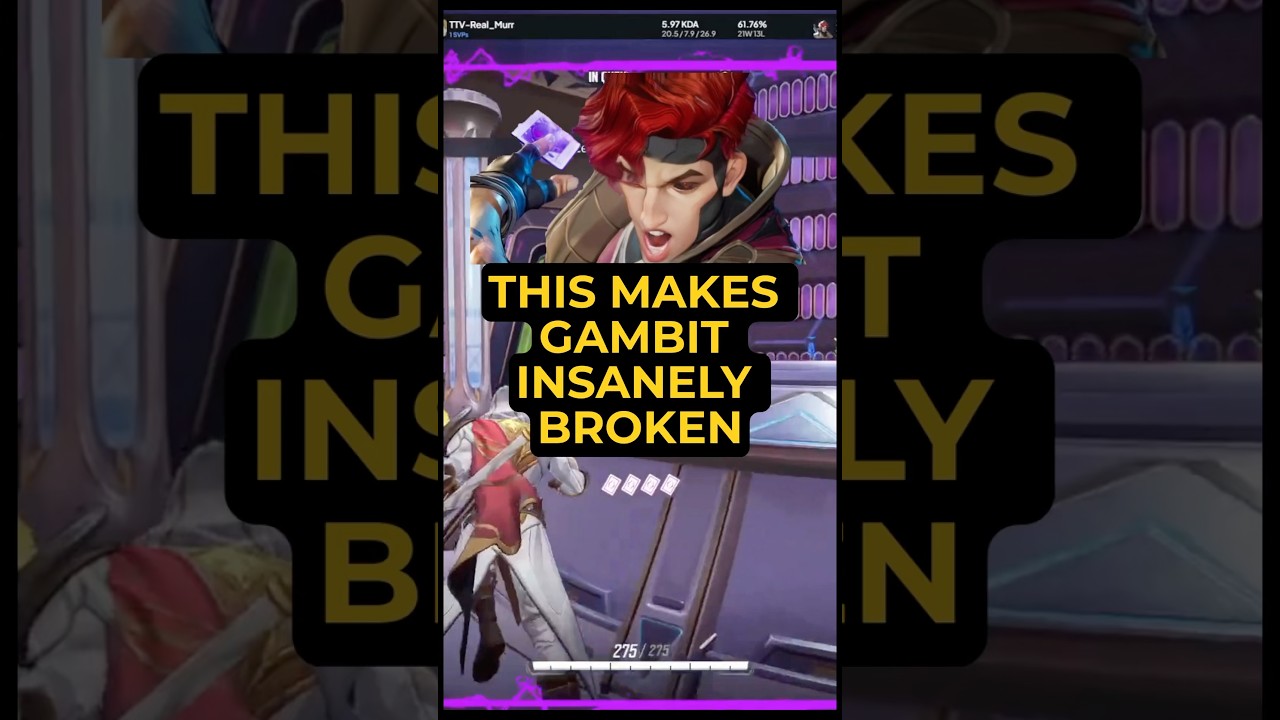 Это делает Гамбита БЕЗУМНО сломанным! | Marvel Rivals | 