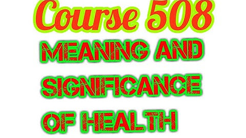 Course 508 nios deled english lecture 508