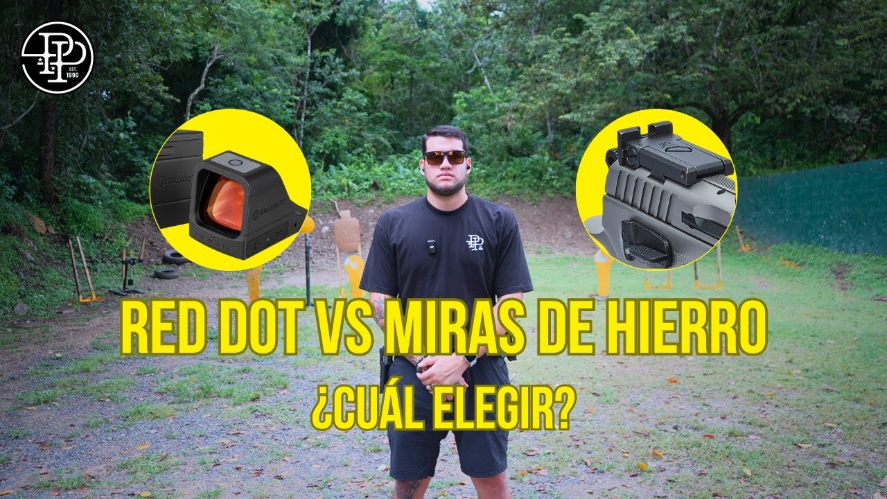 ¿Vale la pena ponerle Red Dot a tu pistola o quedarte con miras de hierro?