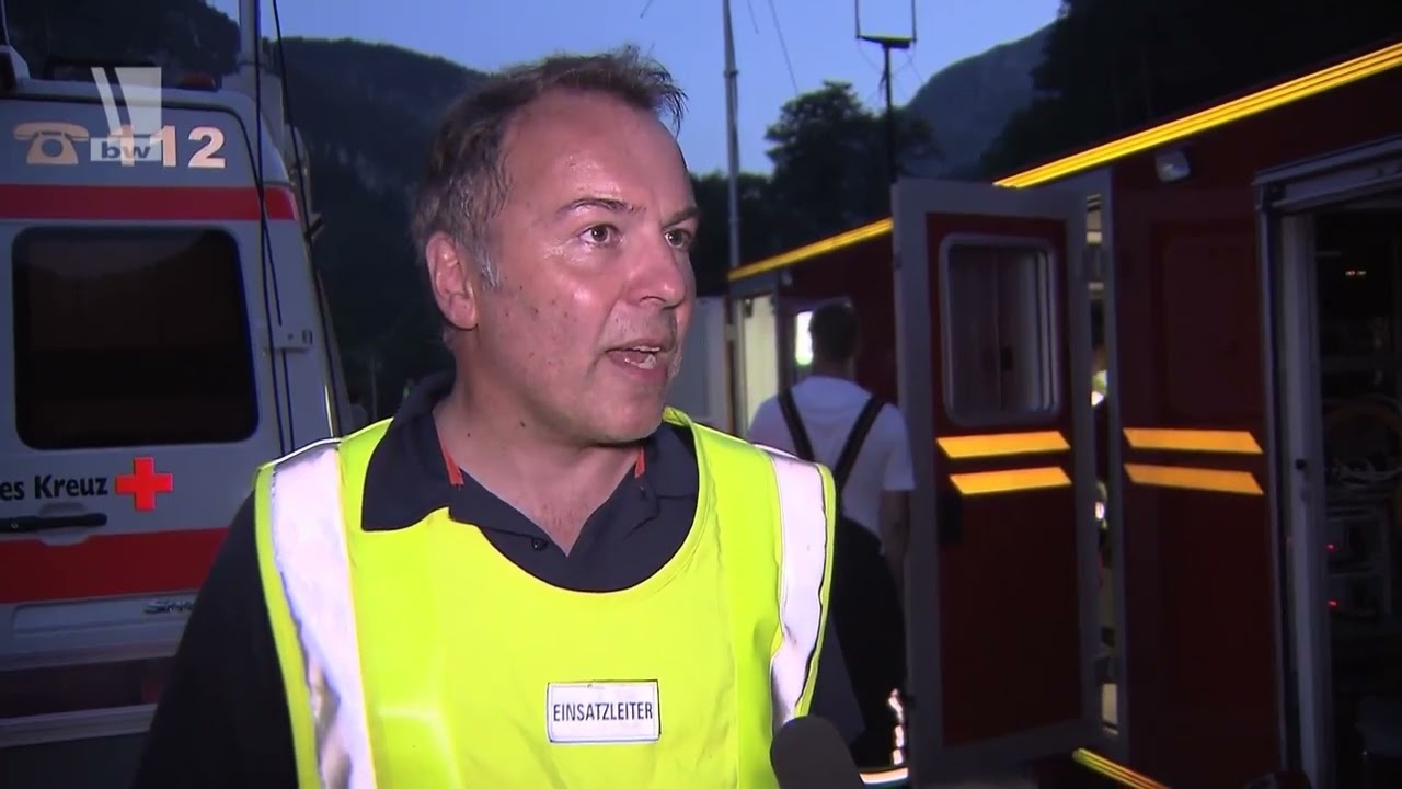 Löscheinsatz in den Bergen