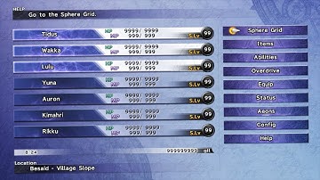 Final Fantasy X How to MAX all your stats INSTANTLY and get NEW GAME+! (PC)