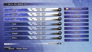Final Fantasy X How to MAX all your stats INSTANTLY and get NEW GAME+! (PC)