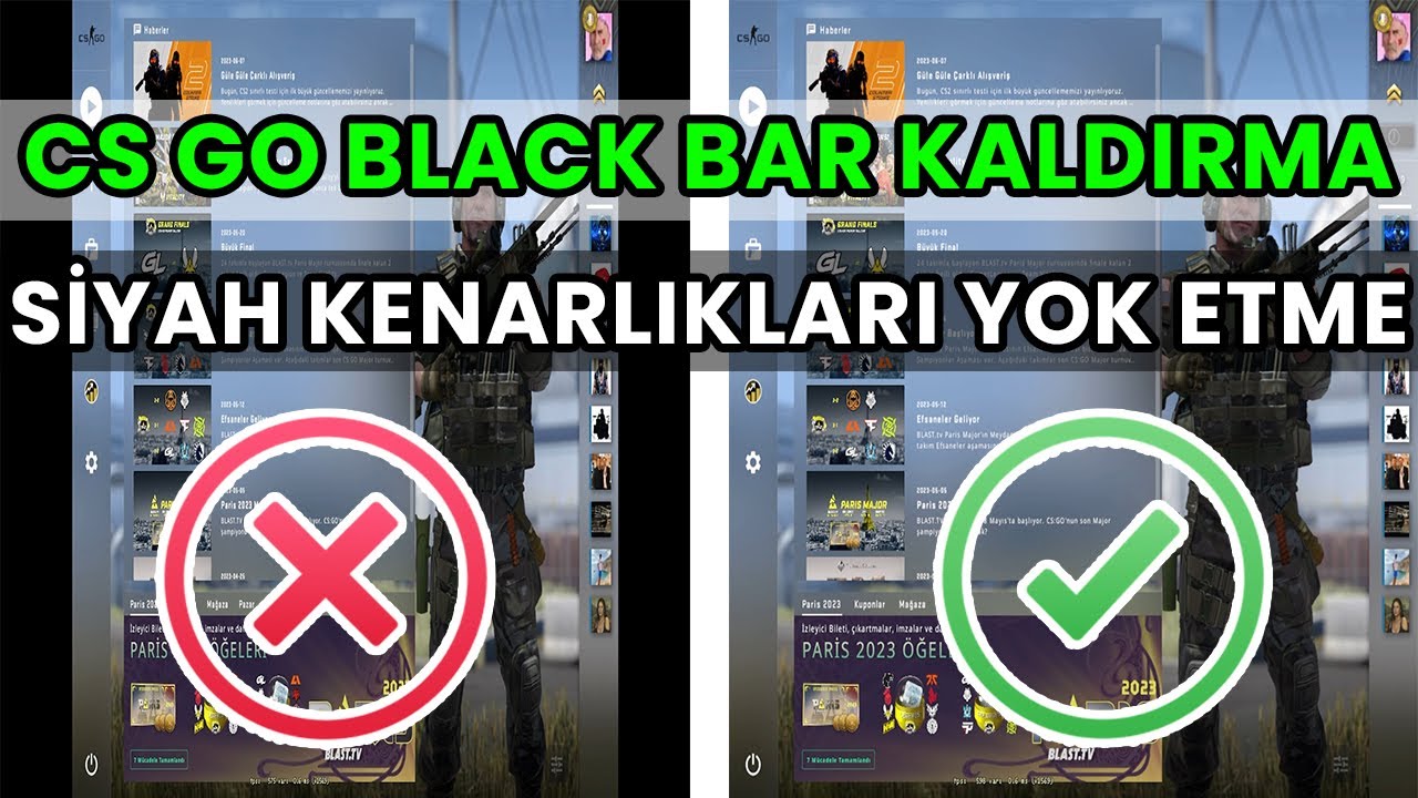 CS GO Black Bar Kaldırma | NVİDİA | AMD | INTEL %100 KESİN ÇÖZÜM - YouTube