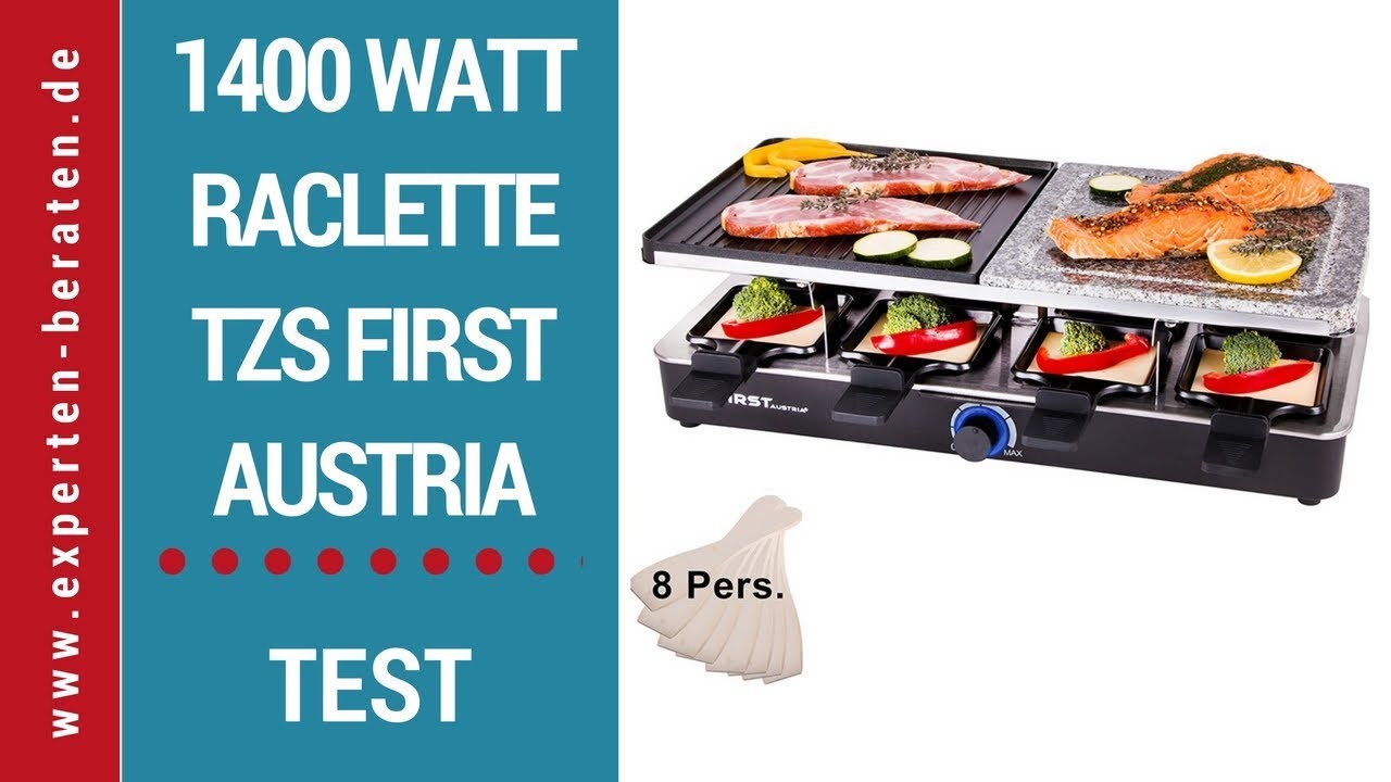 Austria Raclette ☑ Sehr gut und Preiswert! TZS First Austria FA-5345 Raclette Test - YouTube