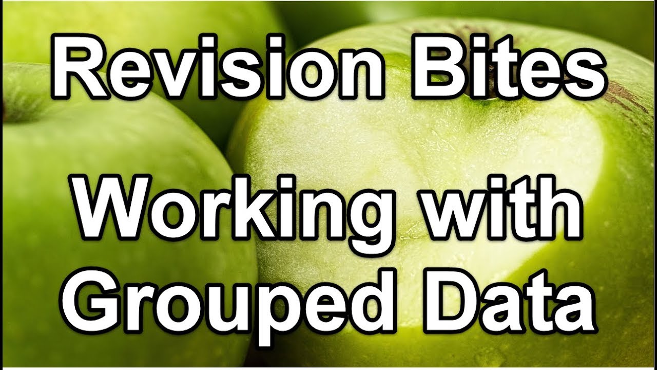 Revision Bites - Grouped data mean standard deviation continuous discrete statistics A Level IB Math