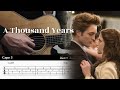 A Thousand Years - Christina Perri - Fingerstyle Guitar TAB Chords