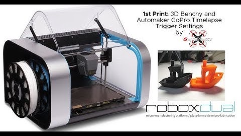 3D Printing: Robox Dual Unboxing Part 3 - First Print