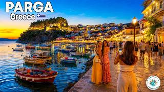 Parga, Greece Evening Walk 🇬🇷 | Old Town & Sunset Views | 4K Walking Tour & Drone Views screenshot 3
