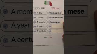 Learn Italian 🇮🇹