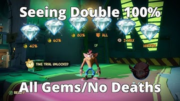 Crash Bandicoot 4: Seeing Double 100% Guide (N.Sanely Perfect Relic/All Gems)