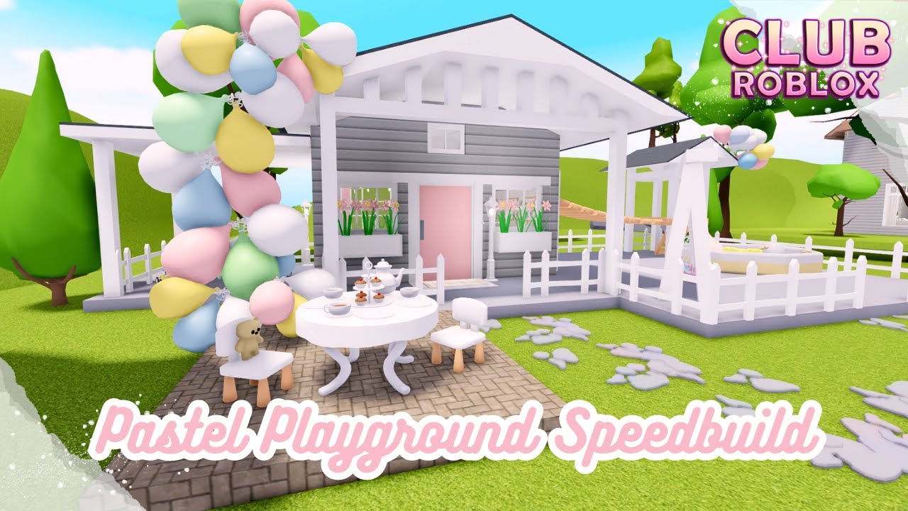 Playground Speedbuild with Decal Codes: Club Roblox - YouTube