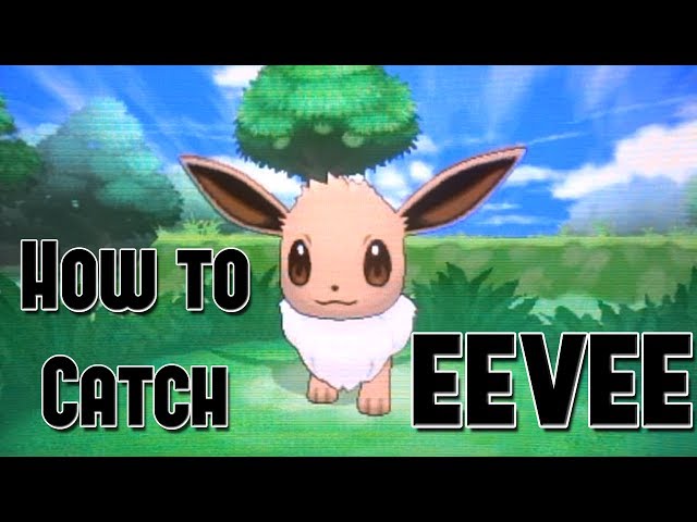 Pokemon X & Y How to Catch Eevee and get Sylveon New Fairy Pokemon Route 10  