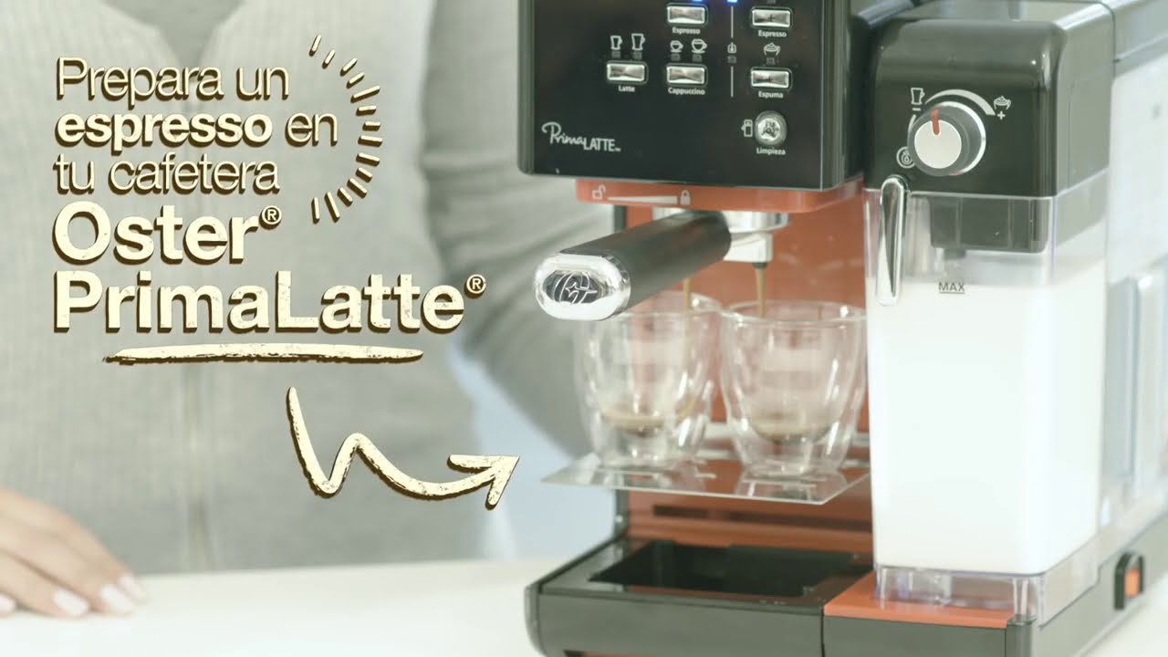 Cafetera Oster Primalatte II - Preparando un espresso en tu cafetera  OS-6701 - YouTube