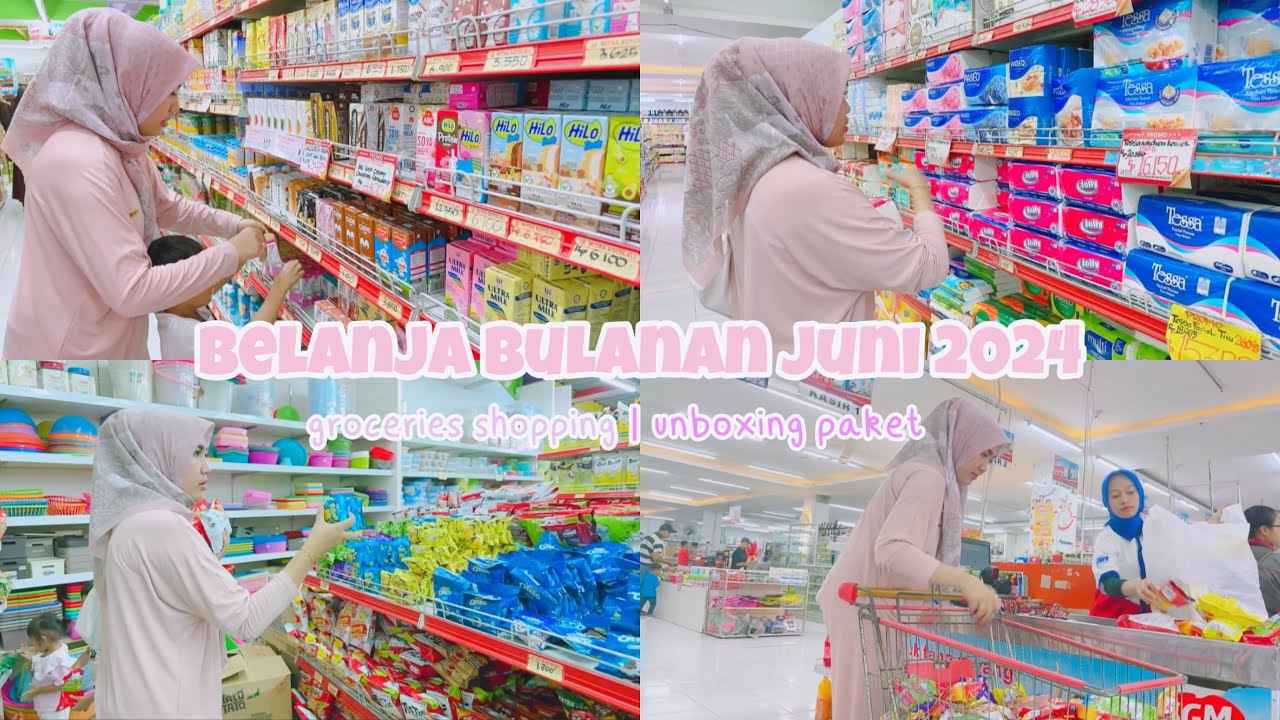 BELANJA BULANAN JUNI 2024 | groceries shopping | temenin belanja bulanan yuk | murah meriah