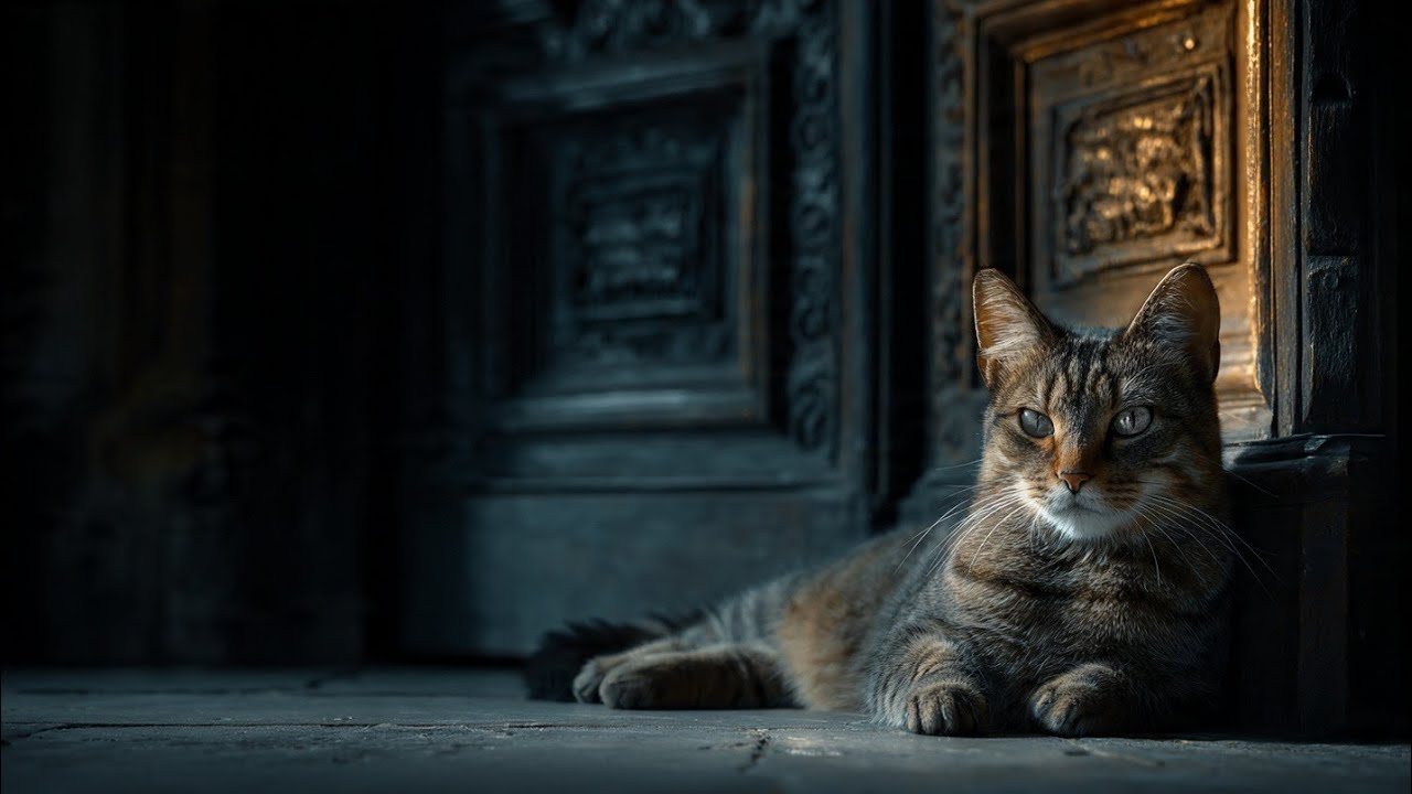 The Room That Only Opens After Midnight | A Rainy Night Sleep Story Told by an Old Cat