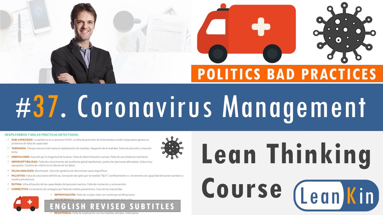 37. Coronavirus management. Lean in daily life VII | Lean Thinking course (english subtitles)