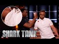 The Sharks Are Amazed When Ketchup Rolls Right Off Of Baobab's White Shirts | Shark Tank Global