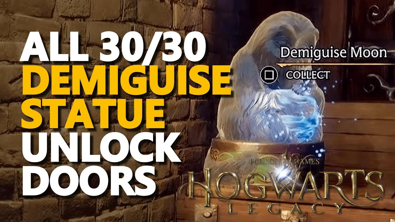 All Demiguise Statues Hogwarts Legacy - YouTube