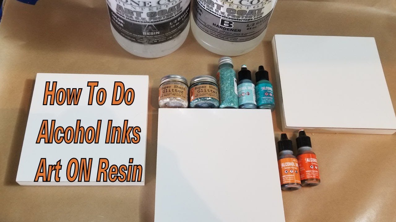 How To Do Alcohol Inks ON Resin Easy Beginners Tutorial YouTube
