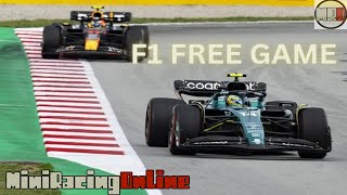 Alonso And Perez's 2023 Sao Paulo Grand Prix in Miniracingonline. Free F1 Game.