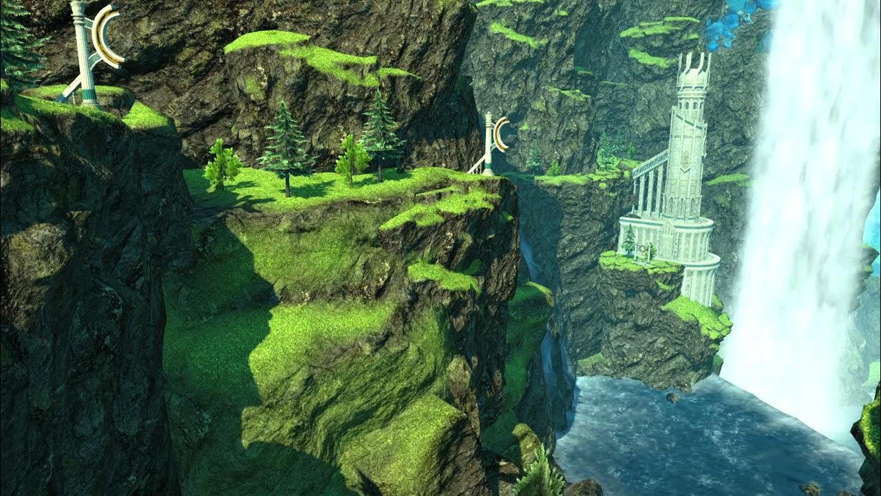 The Aetherfont FFXIV Waterfall Ambience Relaxing Sounds of Nature