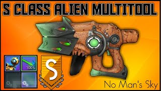 No Mans Sky - Ultra Rare ! Alien Multitool with Black Crystal Mag - S Class - Euclid Galaxy - NMS