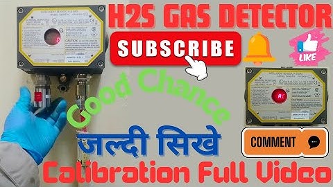 H2S Gas Detector Calibration/Function Test/H2S Gas Detector Calibration Kaise Kren.#work #viralvideo