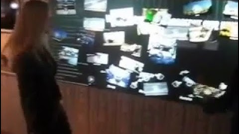 Full HD large multi touch on glass display by Glimm Display