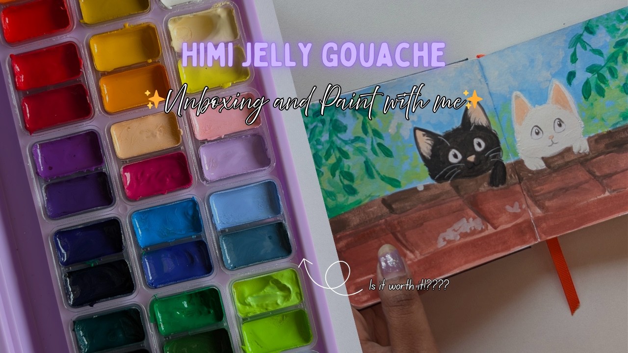 Is HIMI Gouache Worth It? | First Time Painting Experience 🎨✨