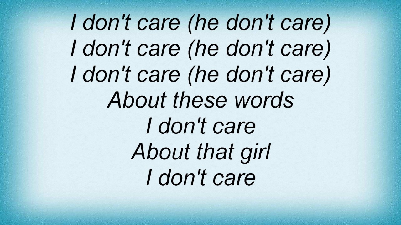 Ramones - I Don't Care Lyrics - YouTube