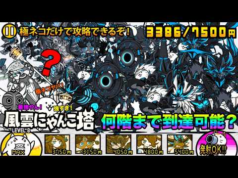 【にゃんこ大戦争】極ネコ祭限定キャラなしで風雲にゃんこ塔50階を攻略する編成と立ち回り